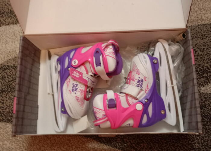 Grajewo ogłoszenia: Sprzedam nowe dziecięce łyżwy figurowe regulowane rozmiar 30-33