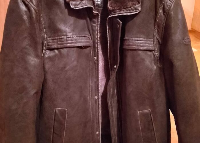 Grajewo ogłoszenia: Sprzedam skórzaną kurtkę męska rozm.Xl i skórzane spodnie 90...